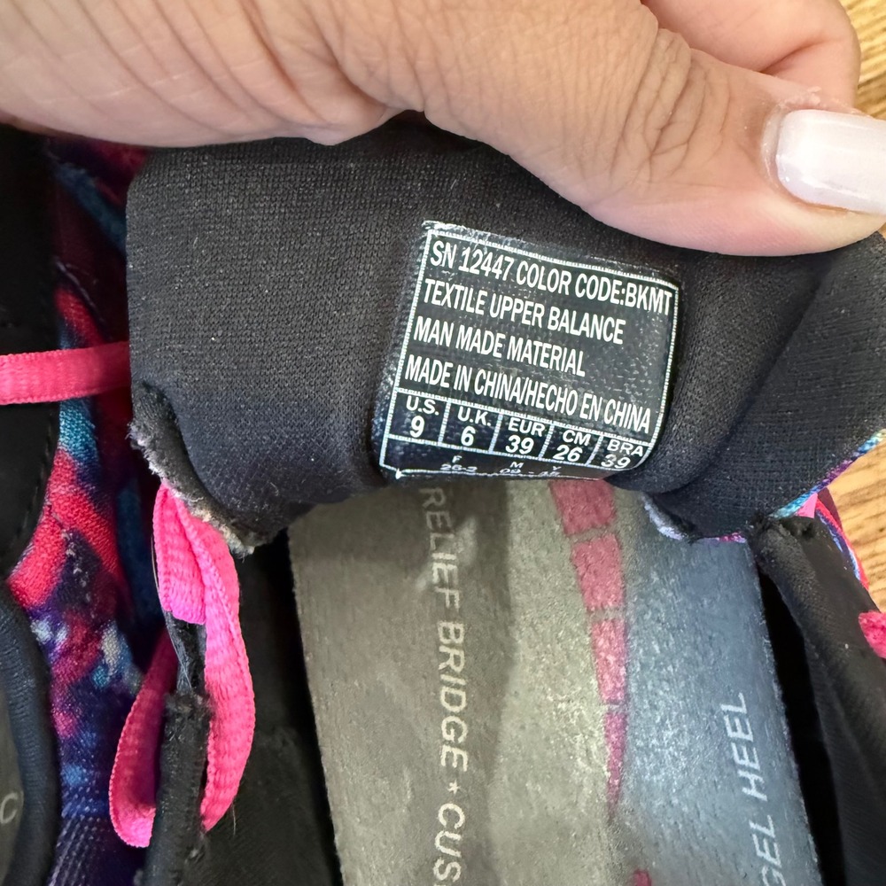 Skechers Flex Appeal Skech-Knit Sneakers Women 9 Tie Dye Pink Blue  BKMT - Picture 3 of 10